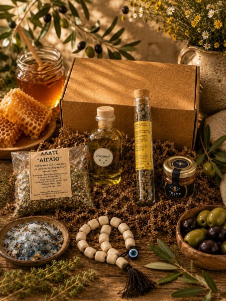 Ελληνικές Γεύσεις Ελαιόλαδο και Μέλι Greek Taste Welcome Gifts