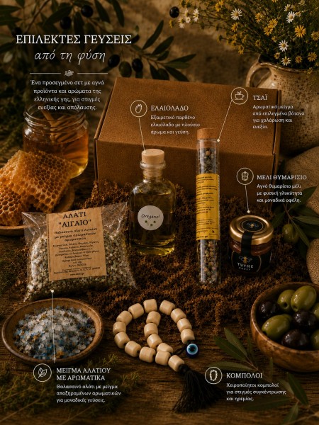 Ελληνικές Γεύσεις Ελαιόλαδο και Μέλι Greek Taste Welcome Gifts