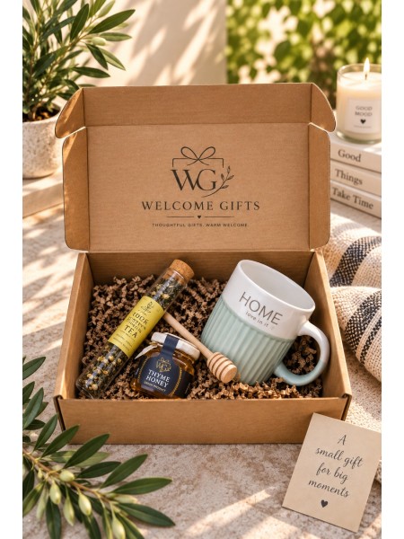 Σετ Δώρου κούπα, τσάι, μέλι Greek Taste Welcome Gifts
